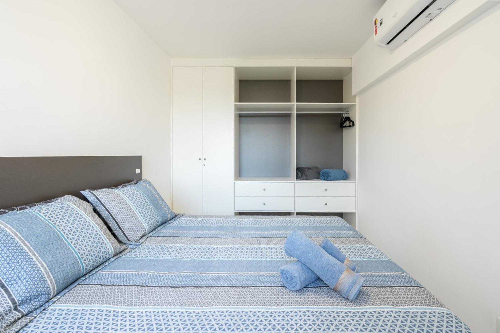 Apartamentos Completos A 15Min Beto Carreiro Com Wi-Fi Churrasqueira Em Condominio Com Piscina Portaria 24H Ideal Para Familia Piçarras Habitación foto